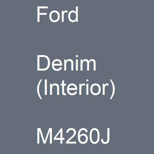 Ford, Denim (Interior), M4260J.
